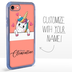 
Personalized Unicorn Case for iPhone 7 / 8 / SE – Clear – Unicorn Crush