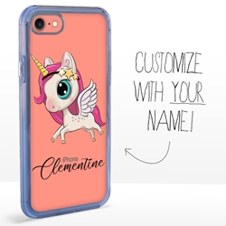 
Personalized Unicorn Case for iPhone 7 / 8 / SE – Clear – Precious Unicorn