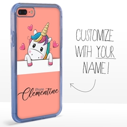 
Personalized Unicorn Case for iPhone 7 Plus / 8 Plus – Clear – Unicorn Crush