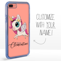 
Personalized Unicorn Case for iPhone 7 Plus / 8 Plus – Clear – Precious Unicorn