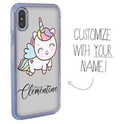 
Personalized Unicorn Case for iPhone X / Xs – Clear – Unicorn Cuteness
