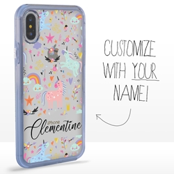 
Personalized Unicorn Case for iPhone Xs Max – Clear – Playing Unicorns