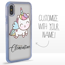 
Personalized Unicorn Case for iPhone Xs Max – Clear – Unicorn Cuteness