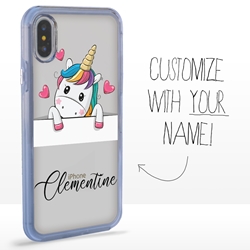 
Personalized Unicorn Case for iPhone Xs Max – Clear – Unicorn Crush