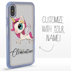 
Personalized Unicorn Case for iPhone Xs Max – Clear – Precious Unicorn