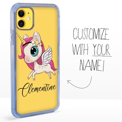 
Personalized Unicorn Case for iPhone 11 – Clear – Precious Unicorn