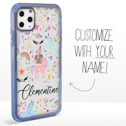 
Personalized Unicorn Case for iPhone 11 Pro – Clear – Playing Unicorns