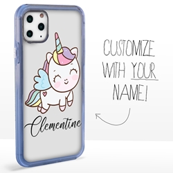 
Personalized Unicorn Case for iPhone 11 Pro – Clear – Unicorn Cuteness