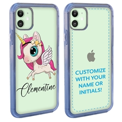 
Personalized Unicorn Case for iPhone 12 Mini – Clear – Precious Unicorn