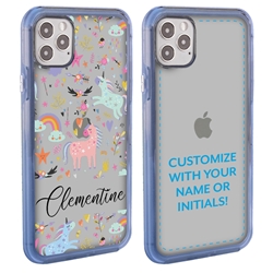 
Personalized Unicorn Case for iPhone 12 Pro Max – Clear – Playing Unicorns