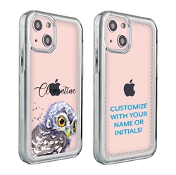 
Personalized Bird Case for 13 – Clear – Cute Young Owl