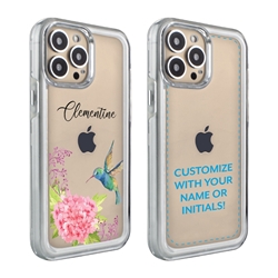 
Personalized Bird Case for 13 Pro – Clear – Hummingbird Dream