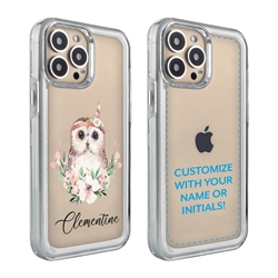 
Personalized Bird Case for 13 Pro – Clear – Little Indian Owl