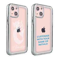 
Personalized Sea Creatures Case for iPhone 13 – Clear – Mermaid