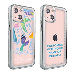 
Personalized Sea Creatures Case for iPhone 13 – Clear – Mermaid Tails