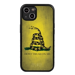 
Guard Dog Gadsden Rugged American Flag Phone Case for iPhone 13 - Black w/Black Trim