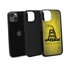 Guard Dog Gadsden Rugged American Flag Hybrid Phone Case for iPhone 13 - Black w/Black Trim
