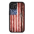 Guard Dog Land of Liberty Rugged American Flag Hybrid Phone Case for iPhone 13 - Black w/Black Trim
