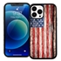Guard Dog Land of Liberty Rugged American Flag Hybrid Phone Case for iPhone 13 Pro Max - Black w/Black Trim
