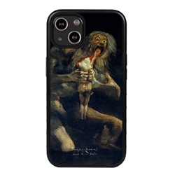 
Famous Art Case for iPhone 13 Mini  - Hybrid - (De Goya - Saturno Devouring his Son) 