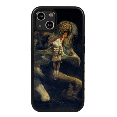 Famous Art Case for iPhone 13 Mini  - Hybrid - (De Goya - Saturno Devouring his Son) 
