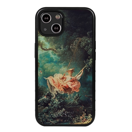 Famous Art Case for iPhone 13 Mini  - Hybrid - (Fragonard - The Swing) 
