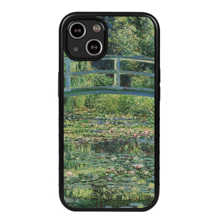 Famous Art Case for iPhone 13 Mini  - Hybrid - (Monet - The Water Lily Pond) 
