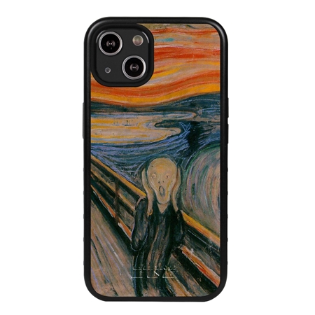 Famous Art Case for iPhone 13 Mini  - Hybrid - (Munch - The Scream) 
