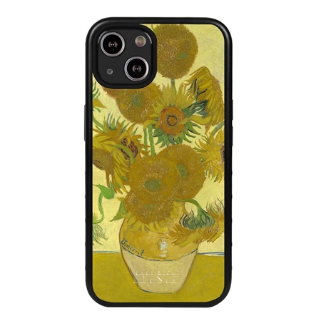 Famous Art Case for iPhone 13 Mini  - Hybrid - (Van Gogh - Sunflowers) 
