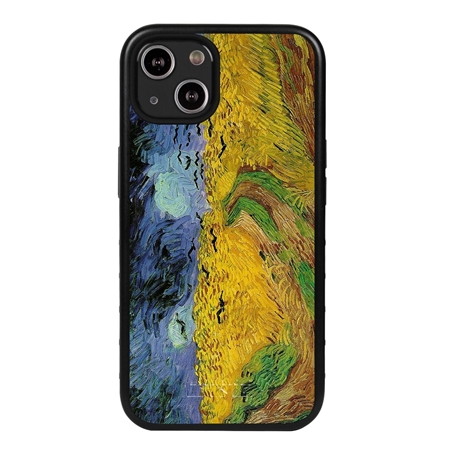 Famous Art Case for iPhone 13 Mini  - Hybrid - (Van Gogh - Wheat Field) 
