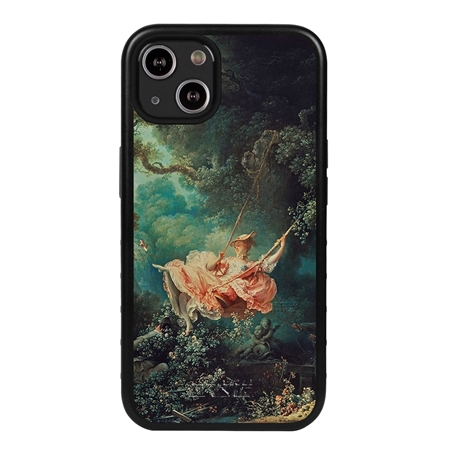 Famous Art Case for iPhone 13  - Hybrid - (Fragonard - The Swing) 
