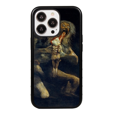 Famous Art Case for iPhone 13 Pro  - Hybrid - (De Goya - Saturno Devouring his Son) 
