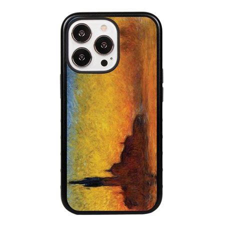 Famous Art Case for iPhone 13 Pro  - Hybrid - (Monet - Twilight) 

