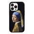 Famous Art Case for iPhone 13 Pro  - Hybrid - (Vermeer - Girl with Pearl Earring) 
