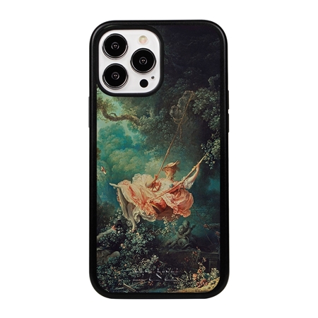 Famous Art Case for iPhone 13 Pro Max  - Hybrid - (Fragonard - The Swing) 
