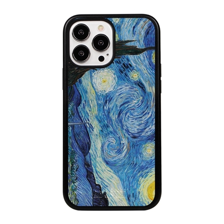 Famous Art Case for iPhone 13 Pro Max  - Hybrid - (Van Gogh - Starry Night) 
