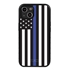 Guard Dog Honor Thin Blue Line Cases for iPhone 13 Mini - Black / Black
