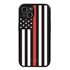 Guard Dog Honor Thin Red Line Cases for iPhone 13 Mini - Black / Black
