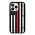 Guard Dog Hero Thin Red Line Cases for iPhone 13 Pro - Black / Black
