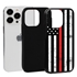 Guard Dog Hero Thin Red Line Cases for iPhone 13 Pro - Black / Black
