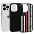 Guard Dog Hero Thin Red Line Cases for iPhone 13 Pro - Black / Black
