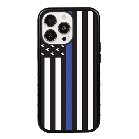Guard Dog Honor Thin Blue Line Cases for iPhone 13 Pro - Black / Black
