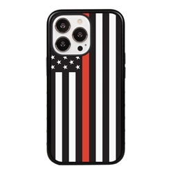 
Guard Dog Honor Thin Red Line Cases for iPhone 13 Pro - Black / Black