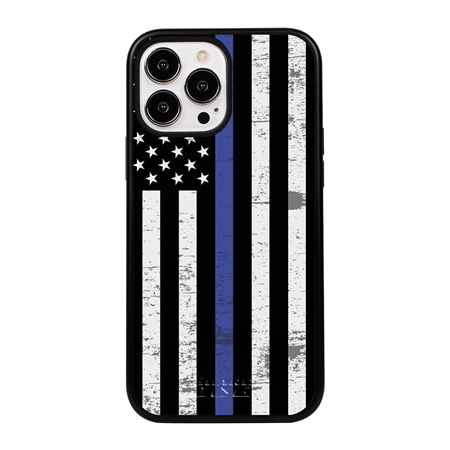 Guard Dog Hero Thin Blue Line Cases for iPhone 13 Pro Max - Black / Black
