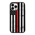 Guard Dog Hero Thin Red Line Cases for iPhone 13 Pro Max - Black / Black
