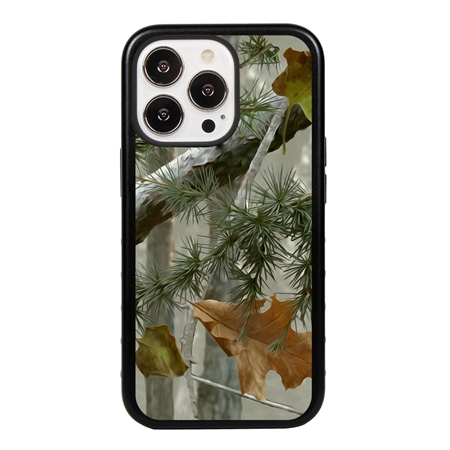 Guard Dog Tree Top Blind Camo Hybrid Case for iPhone 13 Pro - Black/Black
