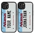 Personalized License Plate Case for iPhone 13 Mini – Arkansas
