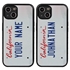 Personalized License Plate Case for iPhone 13 Mini – California
