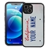 Personalized License Plate Case for iPhone 13 Mini – Hybrid California
