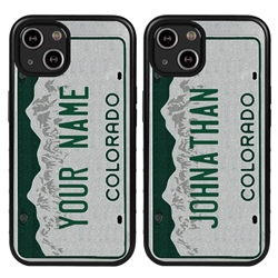 
Personalized License Plate Case for iPhone 13 Mini – Hybrid Colorado